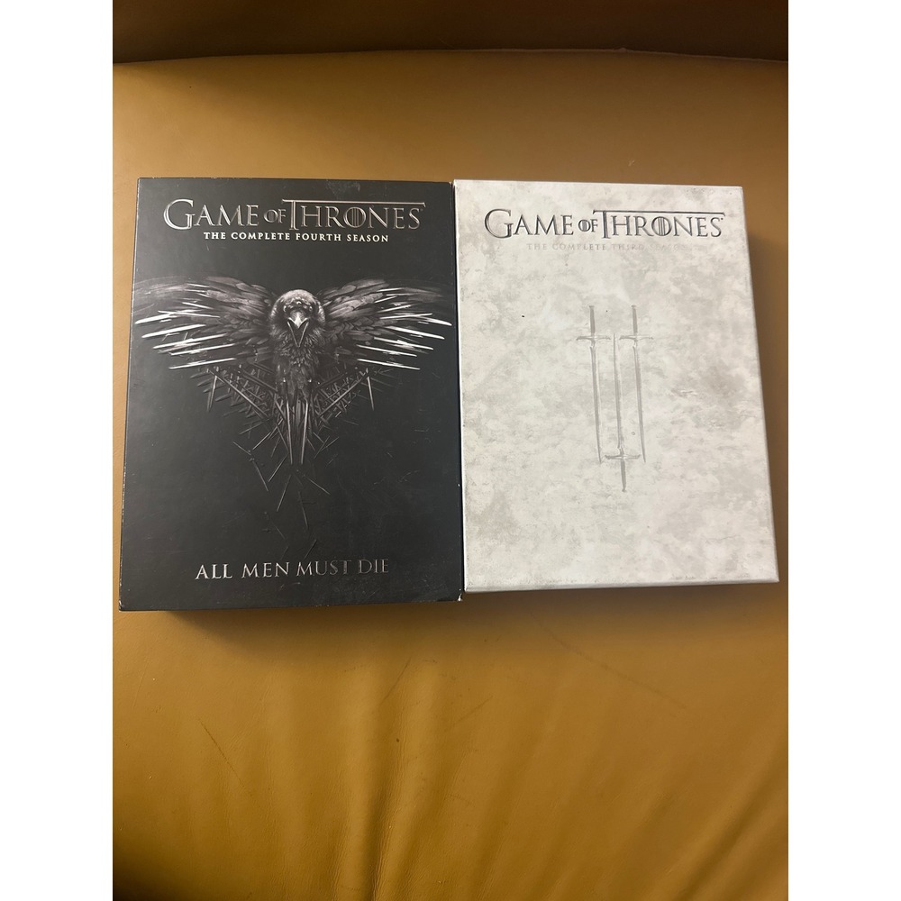 Game of Thrones Seasons 3 & 4‎ DVD Box Sets HBO Fantasy Series Bundle
